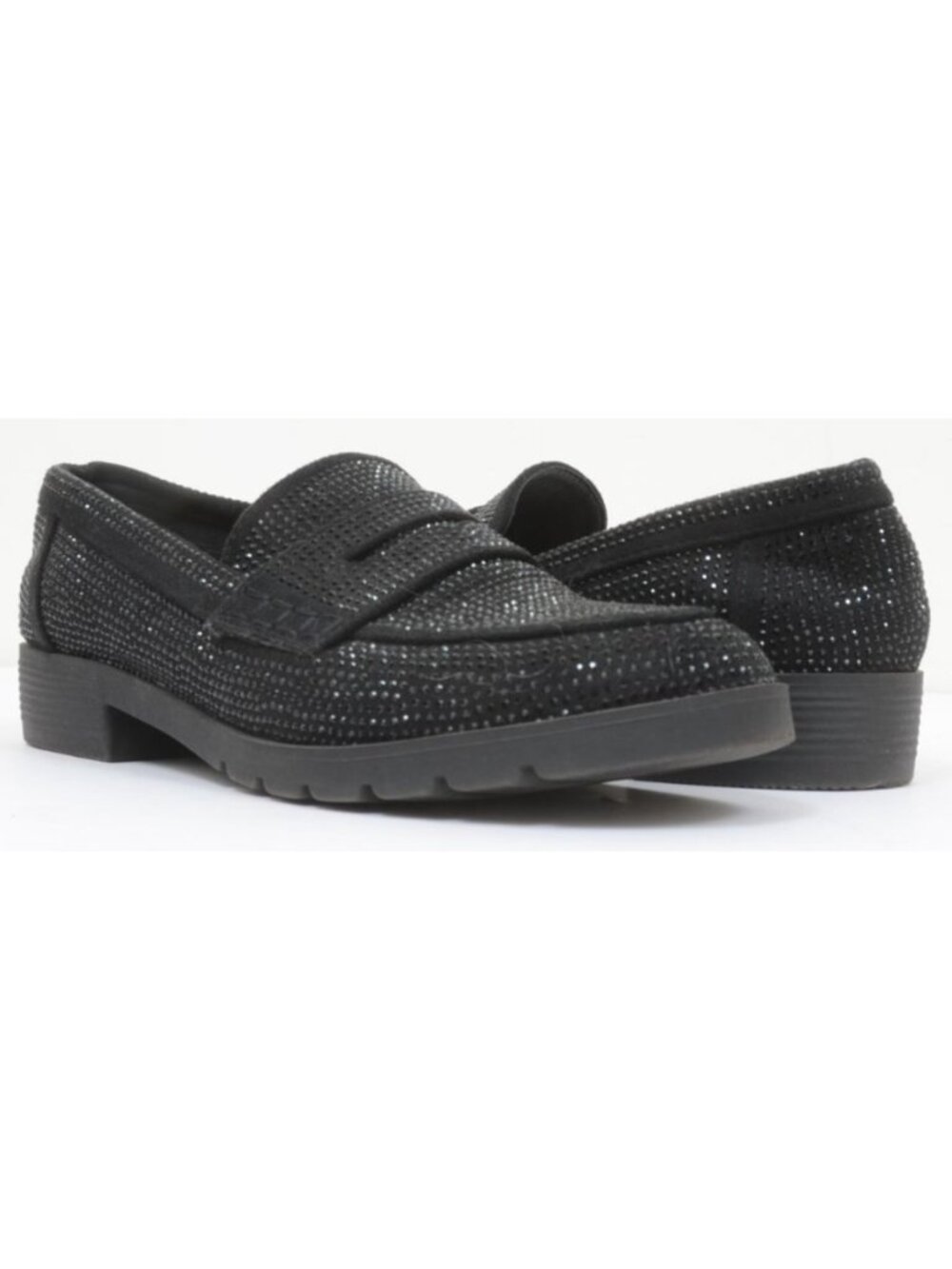 Kenneth Cole Reaction Women's 7 Fern Jewel Slip On Loafers Dressy Preppy Formal